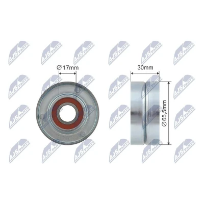 Bilde av Strammerull, kilerem med ribber, chrysler,jeep,mercedes benz, 0 5175 588AA, 05175588AA, 6 8040 206AA, 642 200 00 70, 13 6422