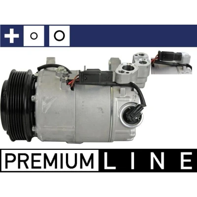 Bilde av MAHLE ORIGINAL ACP 1385 000P Kompressor 6VS14ec 12 PAG 46 SP A2 R 1234yf, 134a med tetningsring, magnetkobling uten oljeutslippsskrue