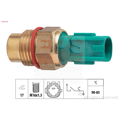 Bilde av EPS 1.850.266 Temperaturbryter, radiator ventilator M16x1,5 Made in Italy OE Equivalent