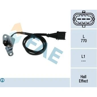 Bilde av Sensor, kamakselposisjon, alfa romeo,fiat,lancia,opel,saab,suzuki,vauxhall, 33220 79JU0 000, 46432103, 464810640, 46481640, 60814770, 62