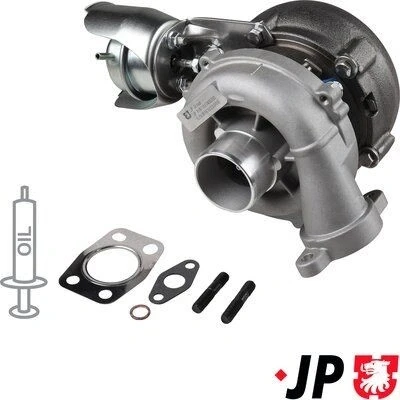 Bilde av JP GROUP 1517400300 Turbolader Eksosturbolader inkl. tetningssett VOLVO: V50, C30, S40 II, FORD: Focus 2, 2 Kombi, C Max, PEUGEOT: 307 SW