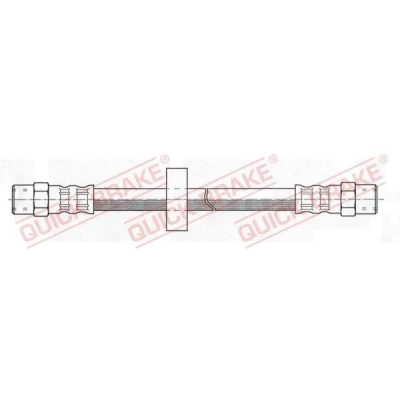 Bilde av QUICK BRAKE 22.102 Bremseslange 182 M10x1 VOLKSWAGEN: GOLF 1, TRANSPORTER 3, Passat B3/B4 Stasjonsvogn, AUDI: A6 C4 Avant, 100 Coupe B2