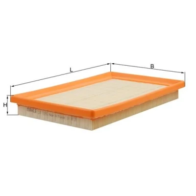 Bilde av MAHLE ORIGINAL LX 1896 Luftfilter 32,1 164 271,0 Filterinnsats