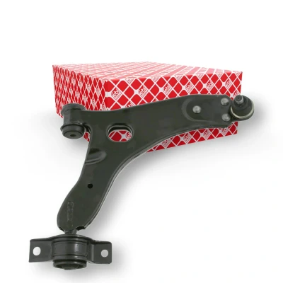 Bilde av FEBI BILSTEIN 15681 Bærebru med holder lager, støtte / styreledd framaksel høyre, nede Casterstag stålplate FORD: Focus Mk1 Hatchback