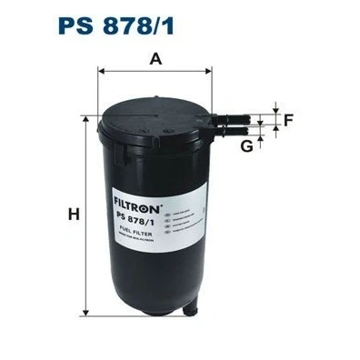 Bilde av FILTRON PS 878/1 Drivstoffilter ledningsfilter 9,5 8 IVECO: DAILY 4 Kasten/Kombi,