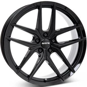 Bilde av Nitro Throne FF Gloss Black 9x20 5/108 ET40 B63.3