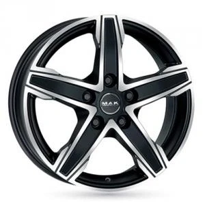 Bilde av MAK King5 Black Machined Face 7,5x17 5/112 ET51 B66