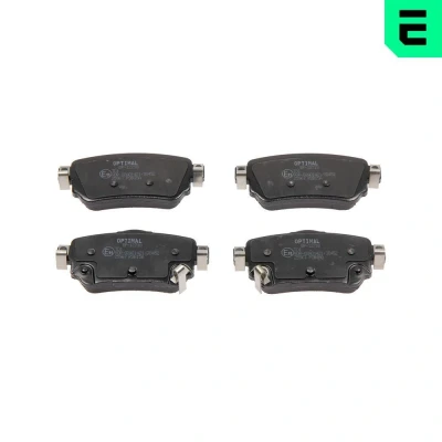 Bilde av OPTIMAL BP 12718 Bremseklosser bakaksel med akustisk slitasjevarsel NISSAN: Qashqai 2, X Trail, RENAULT: Kadjar, Koleos 2