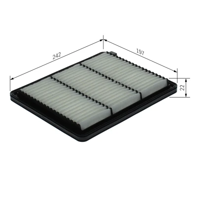 Bilde av BOSCH F 026 400 695 Luftfilter 21,8 258,5 197 Filterinnsats