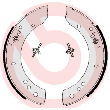Bilde av BREMBO S 44 502 Bremsesko 279 57