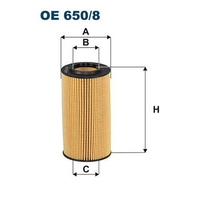 Bilde av FILTRON OE 650/8 Oljefilter Filterinnsats AUDI: A6 C7 Avant, Sedan, Allroad, VOLKSWAGEN: Amarok Pick up