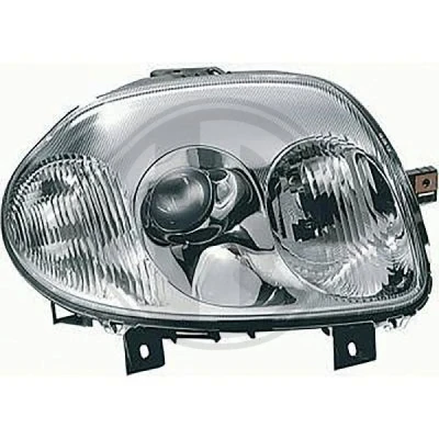 Bilde av DIEDERICHS HD Tuning 4413283 Frontlykter venstre HB3, HB3/H7, H7 krom, transparent