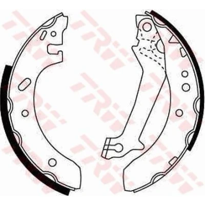Bilde av TRW GS8607 Bremsesko 203 38 FORD: FIESTA 4, Escort 6