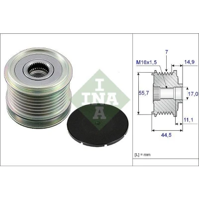 Bilde av INA 535 0042 10 Frihjul Dynamo 44,5 spesialverktøy nødvendig for montering MERCEDES BENZ: E Klasse Sedan, T modell, C modell