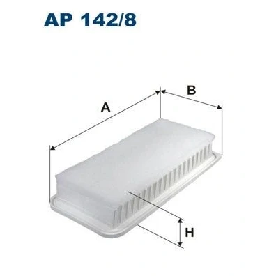 Bilde av FILTRON AP 142/8 Luftfilter 72 148,5 311,5 Filterinnsats TOYOTA: Yaris II Hatchback