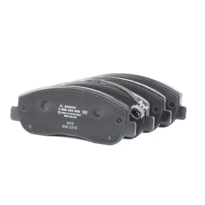 Bilde av BOSCH 0 986 494 498 Bremseklosser Low Metallic med integrert slitasjesensor antihyle blikk RENAULT: MASTER 3 Kasten, 3, Bus