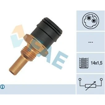 Bilde av EPS 1.830.183 Kjølevæsketemperatursensor Made in Italy OE Equivalent svart MERCEDES BENZ: SL Cabrio, E Klasse T modell, S Sedan