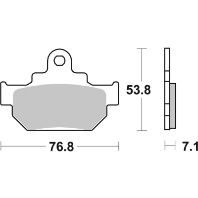 Bilde av TRW Organic Allround MCB550 Bremseklosser