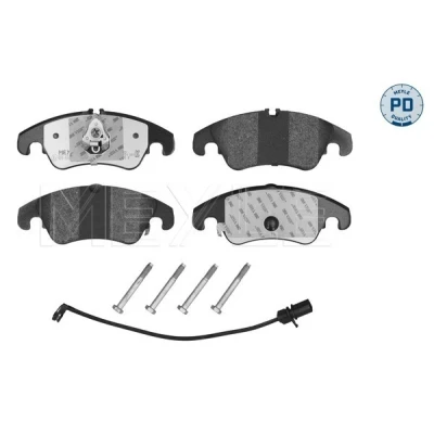 Bilde av MEYLE 025 247 4319/PD Bremseklosser PD Quality framaksel inkl. slitasjevarselkontakt med antihyle blikk, skruer AUDI: Q5, A4 B8 Avant