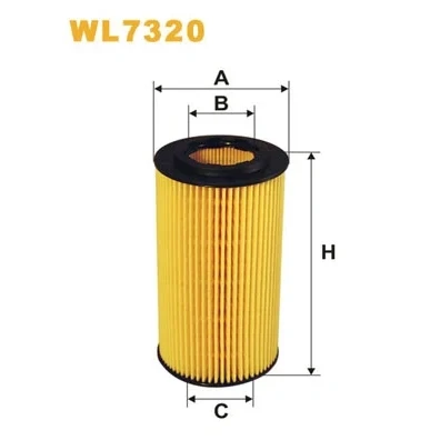 Bilde av Oljefilter WIX FILTERS WL7320