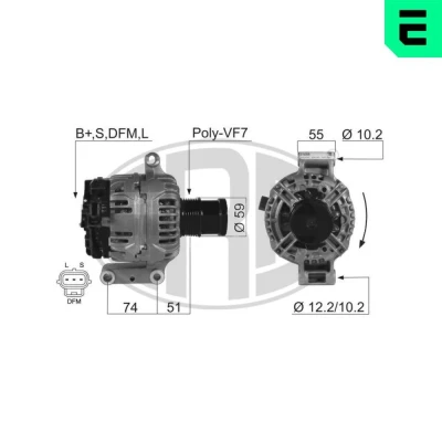 Bilde av ERA 210399A Dynamo 14V 110A