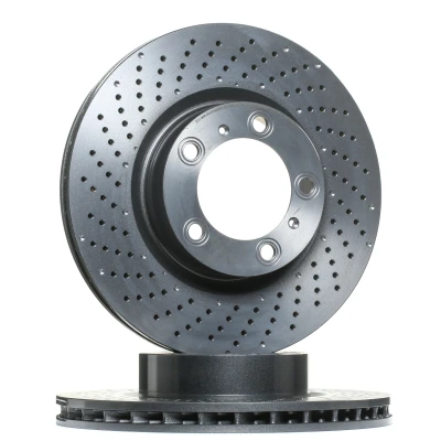 Bilde av BREMBO 09.D930.11 Bremseskiver 330 28 5 perforert / ventilert belagt høy karbon med skruer PORSCHE: 911 Coupé