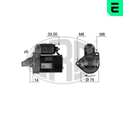 Bilde av ERA 220348A Starter 12 0,8 8