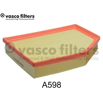 Bilde av DAVID VASCO A598 Luftfilter 50 232 299 firkantet Filterinnsats VOLVO: V40 Hatchback