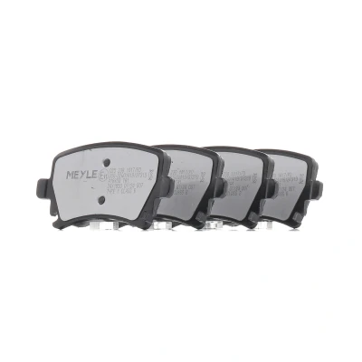 Bilde av MEYLE 025 239 1417/PD Bremseklosser PD Quality bakaksel klargjort for slitasjeindikator med antihyle blikk VOLKSWAGEN: Caddy 3, Tiguan I