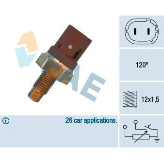 Bilde av Kjølevæsketemperatursensor, renault laguna i, grandtour volvo s40 v40 kombi, 4401 37, 46810387, 77 00 828 565, 9144143 0, 9