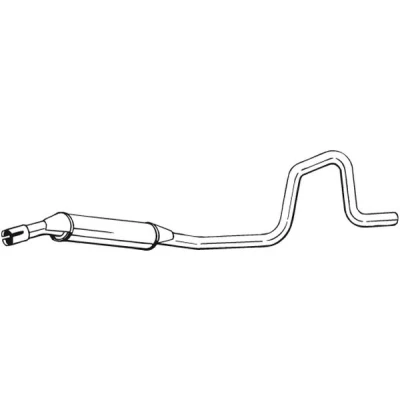 Bilde av Mellomlyddemper, land rover freelander i, soft top WCJ000130, WCJ000131