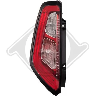 Bilde av DIEDERICHS 3457091 Baklykter venstre P21W, PY21W, LED