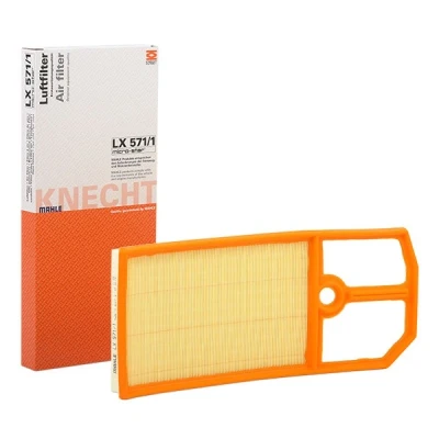 Bilde av MAHLE ORIGINAL LX 571/1 Luftfilter 32,0 188 418,5 Filterinnsats VOLKSWAGEN: Golf 4, New Beetle Hatchback, 4 Variant, SKODA: Octavia 1 Combi