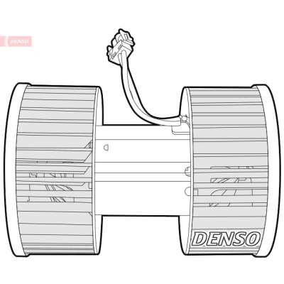 Bilde av DENSO DEA05003 Interiørvifte for venstreratt BMW: X3, 3 Touring, Coupé