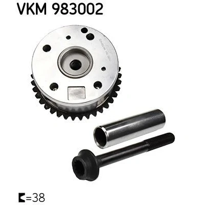 Bilde av SKF VKM 983002 kamakselregulering Innløpsside VOLKSWAGEN: Scirocco III