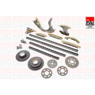 Bilde av FAI AutoParts TCK217NG Registerkjedesett uten tetning, tannhjul simplex, Boltkjede AUDI: A6 C6 Avant, Allroad, A4 B8 Sedan