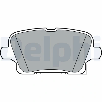 Bilde av DELPHI LP3373 Bremseklosser med akustisk slitasjevarsel antihyle blikk uten tilbehør OPEL: Insignia B Sports Tourer, Grand Sport