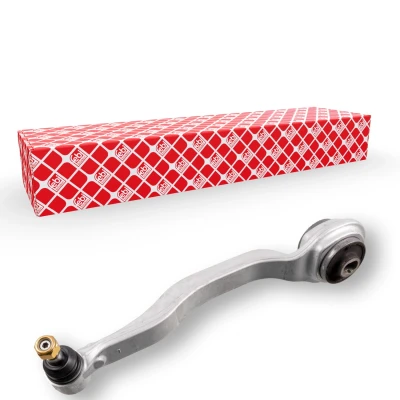 Bilde av FEBI BILSTEIN 27882 Bærebru med mutter, lager, støtte / styreledd framaksel venstre, nede, foran Casterstag Aluminium 17