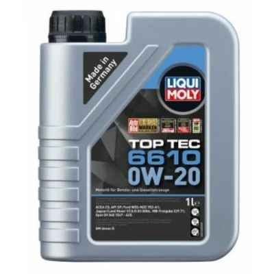 Bilde av Liqui Moly Top Tec 6610 0W 20 1l Motorolje 21660 TOYOTA: Yaris IV, RAV4 IV SUV, Auris Stasjonsvogn, SUBARU: Impreza III Hatchback, Forester III, XV I