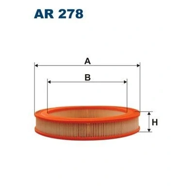 Bilde av FILTRON AR 278 Luftfilter 43 260 Filterinnsats HONDA: CIVIC 3 Hatchback