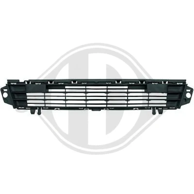 Bilde av DIEDERICHS 4013945 Ventilasjonsgitter foran for kjøretøy uten parkeringshjelp CITROËN: Berlingo II, II Van, PEUGEOT: Partner Tepee
