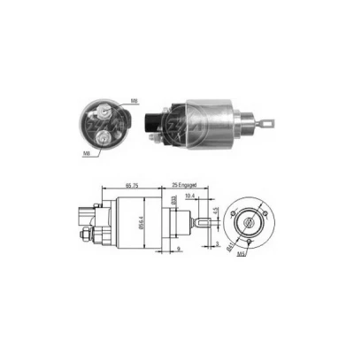 Bilde av Magnetbryter, starter, toyota, 28150 02040, 02080, 0B020