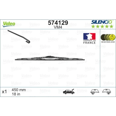 Bilde av Vindusvisker Valeo Silencio Performance 574129 450mm foran Standard MAZDA: CX 5 I, 3, 6 Stasjonsvogn, MITSUBISHI: OUTLANDER Lancer 8 Limousine