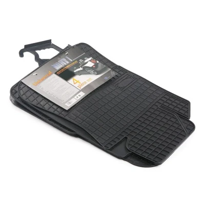 Bilde av FROGUM 0011 Gulvmatte sett gummi foran og bak 4 svart Universell utforming 63,5x46, 34x46