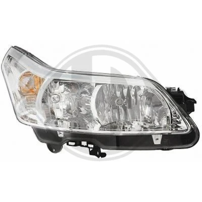 Bilde av DIEDERICHS 4072980 Frontlykter høyre H7, H7/H1, H1 CITROËN: C4 Coupé