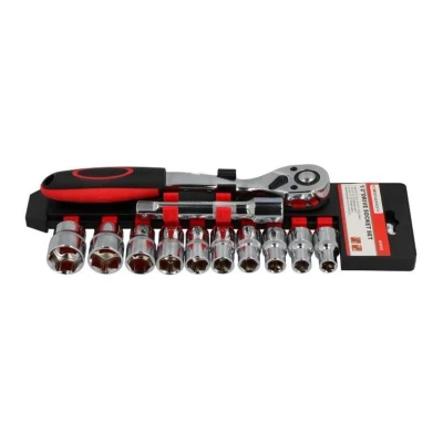 Bilde av ENERGY NE00298 Pipesett 12 sekskant 1/2&quot;, 1/2 med skrallefunksjon