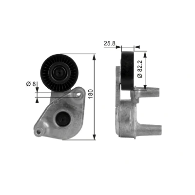 Bilde av GATES FleetRunner Micro V Kit T38149 Strammerull KIA: Sportage II