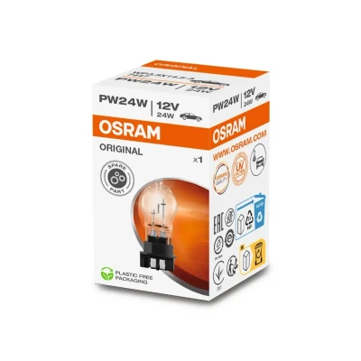 Bilde av OSRAM 7447 Lyspærer 12V 24W PW24W AUDI: Q2 (GAB) 1.6 TDi, 2.0 TDI quattro, TFSI 30 TFSI, 40 1.0