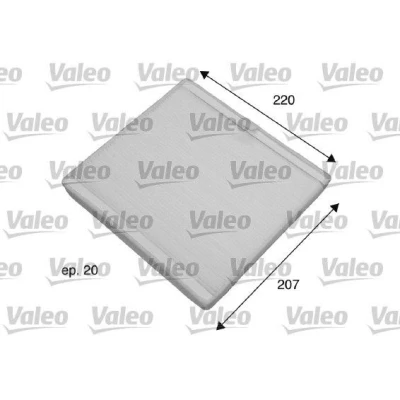 Bilde av VALEO CLIMFILTER COMFORT 698769 Kupéfilter Partikkelfilter 230 216 20 VOLVO: S40 I, V40 Stasjonsvogn