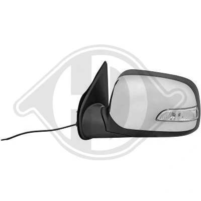 Bilde av Sidespeil Diederichs 5403925 venstre krom for elektrisk speiljustering, konveks, komplett speil ISUZU: D Max 1 Pickup